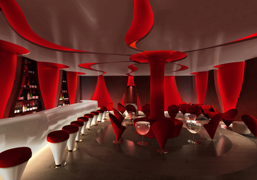 Interior Rendering WineBar
